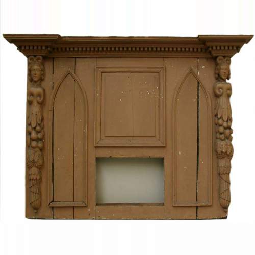 Wooden overmantel, Louis XIII period