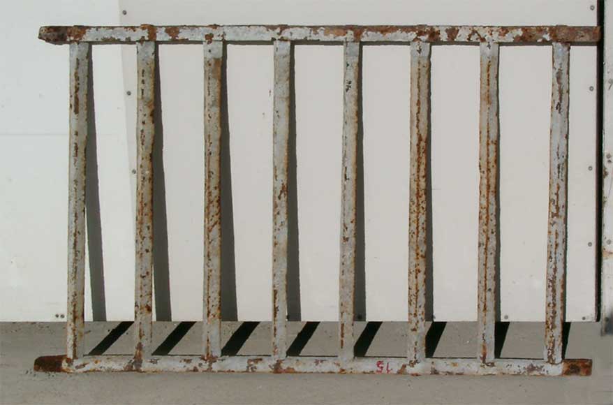 Protective grille for windows from a fortified castle-0