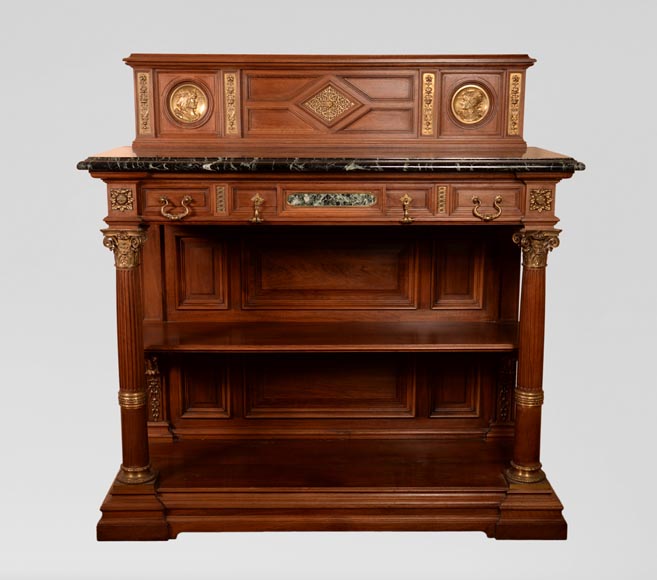 Édouard LIÈVRE (Author of the model, 1829 – 1886), Paul SORMANI (cabinetmaker, 1817 – 1874 or 1875) Neo-Renaissance ceremonial sideboard and buffet-12