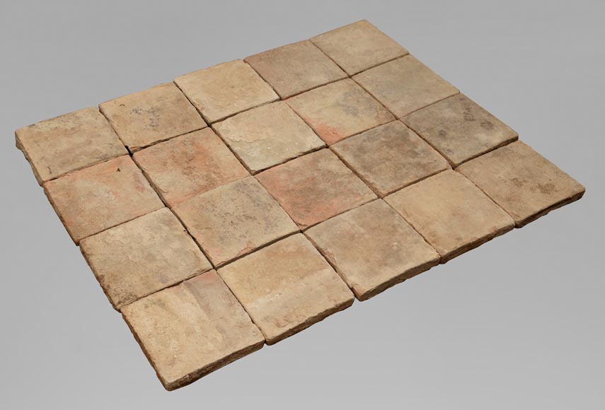 18th century floor, composed of raw clay slabs-0