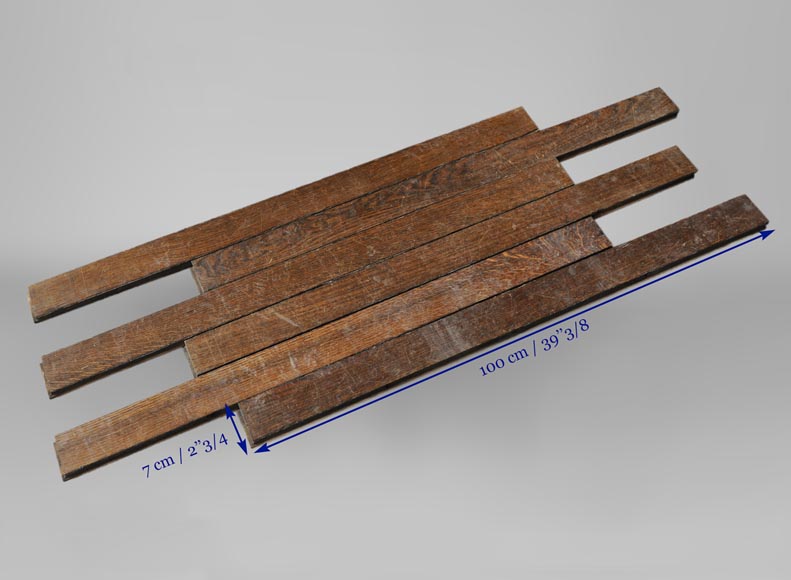 50 sqm Lot of straight parquet in oak-7