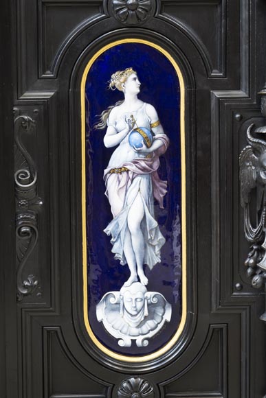 Henri LEMOINE, Maison LEMOINE, LEMARCHAND AND Edmond BÉRANGER, Exceptional Renaissance-style library 