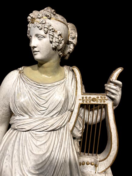 Plaster statuary group Hebe and Terpsichore-2