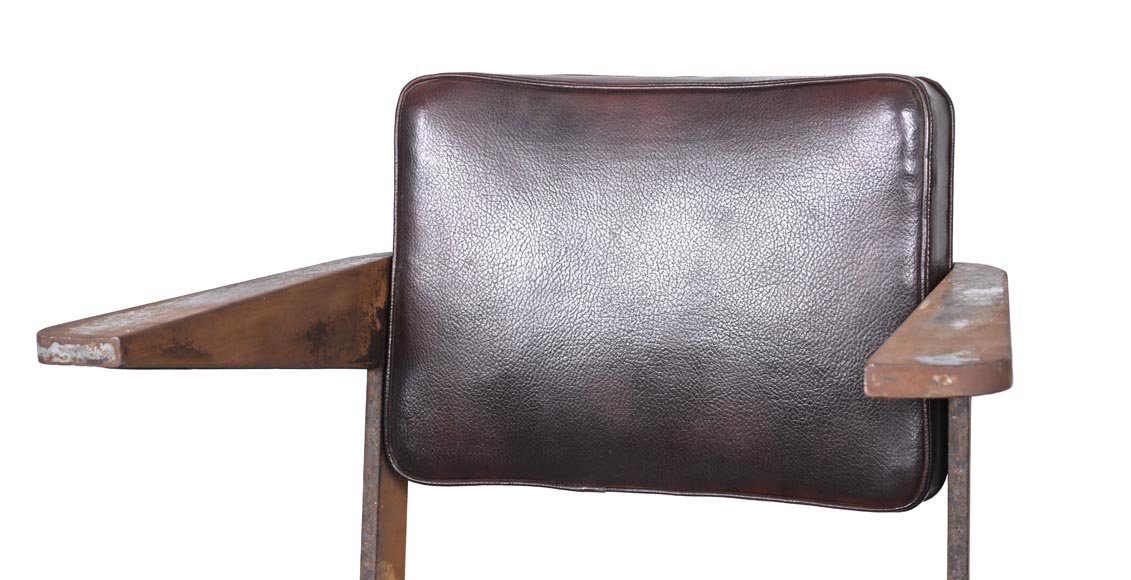 Armchair by PROUVÉ Jean, to be proven as by Prouvé-5