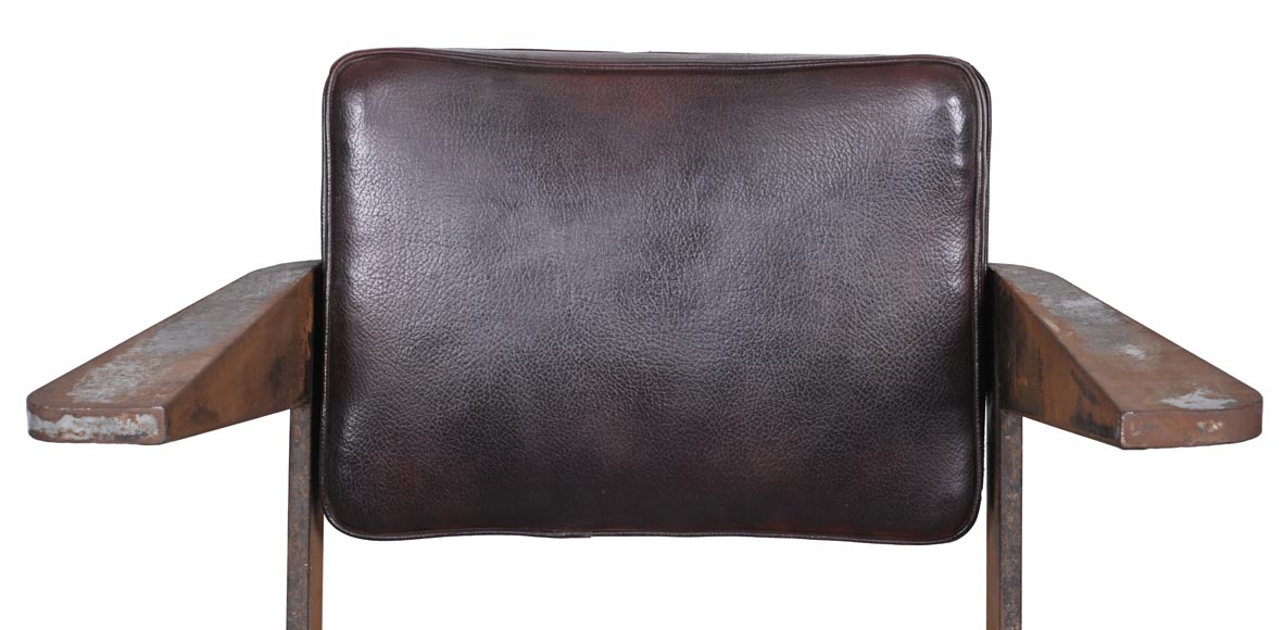 Armchair by PROUVÉ Jean, to be proven as by Prouvé-7