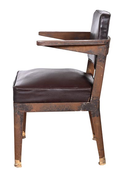 Armchair by PROUVÉ Jean, to be proven as by Prouvé-10