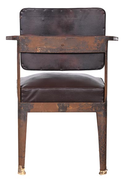 Armchair by PROUVÉ Jean, to be proven as by Prouvé-12