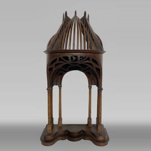 Compagnonnage masterpiece in walnut