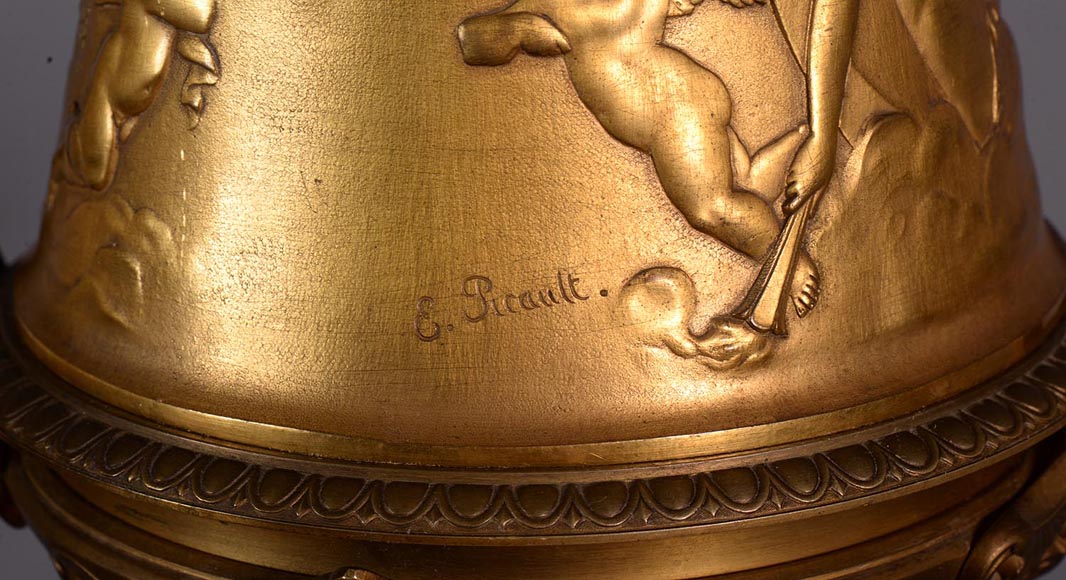 Émile Louis PICAULT (sculptor), Alphonse Mathieu Paris (clock maker), 