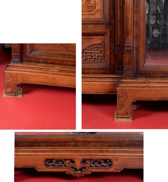 Very beautiful Japanese bedroom furniture in sycamore-13