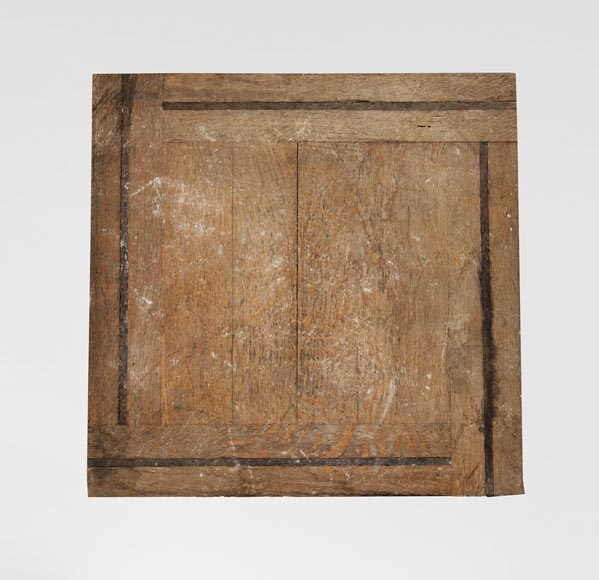 Lot of 7 m2 of square oak parquet panels-0