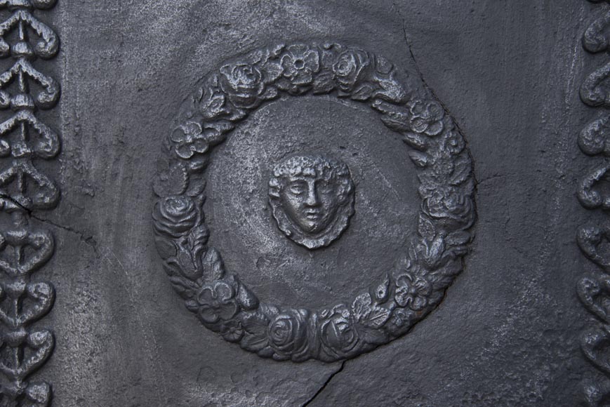 Antique fireback of Empire style-1