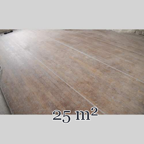 Lot of 25 m2 of antique oak parquet flooring