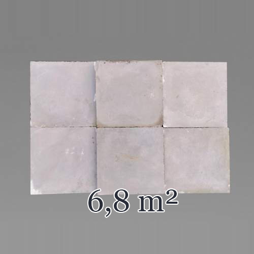 Lot of around 6,8 m² of Soignies stone slabs