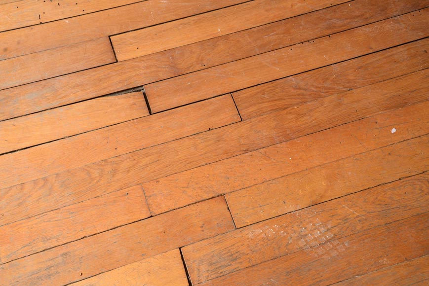 Lot of 20 m² of old oak parquet flooring-4