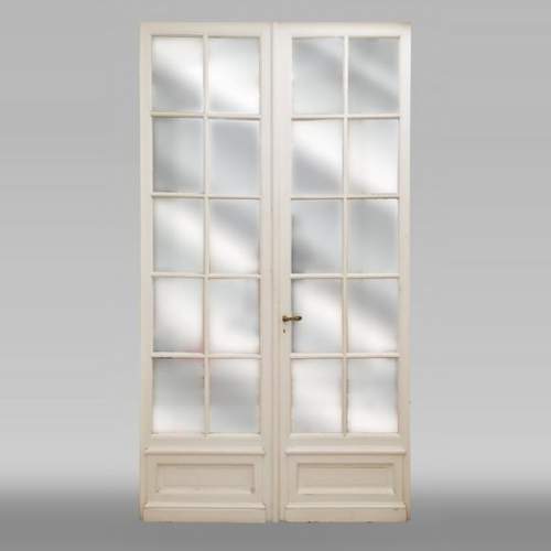 Important double door with mirrors, late 19th century