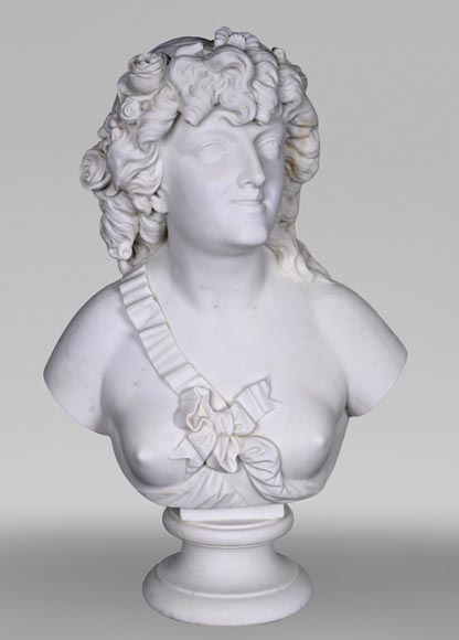 Auguste Clésinger, Bust of a Woman or Flora-0