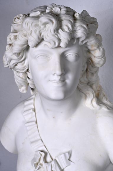 Auguste Clésinger, Bust of a Woman or Flora-1