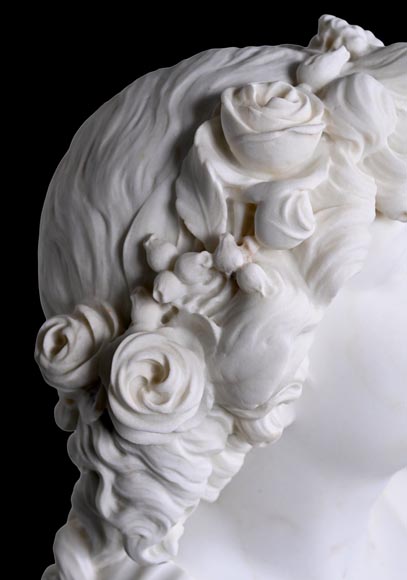 Auguste Clésinger, Bust of a Woman or Flora-5