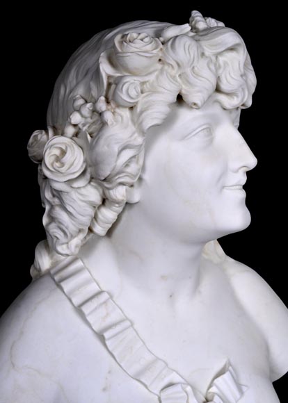 Auguste Clésinger, Bust of a Woman or Flora-7