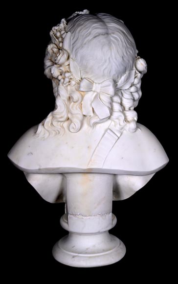 Auguste Clésinger, Bust of a Woman or Flora-8