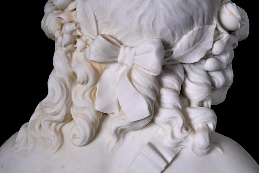 Auguste Clésinger, Bust of a Woman or Flora-9