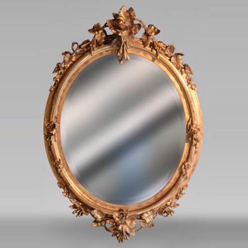 Napoleon III beveled mirror, second half of the 19th century