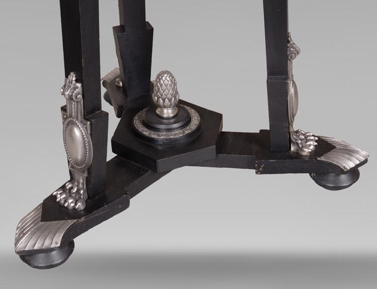 Charles-Guillaume DIEHL, Pair of Pedestals in wood and Bronze, circa 1870-10