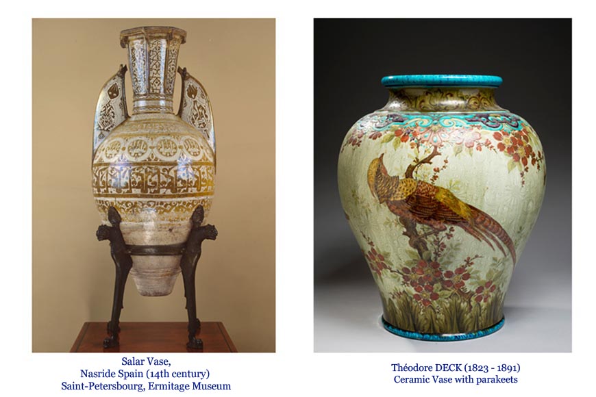 Pair of &ldquo;parakeets Lamps&rdquo; signed E. BERNARD-10