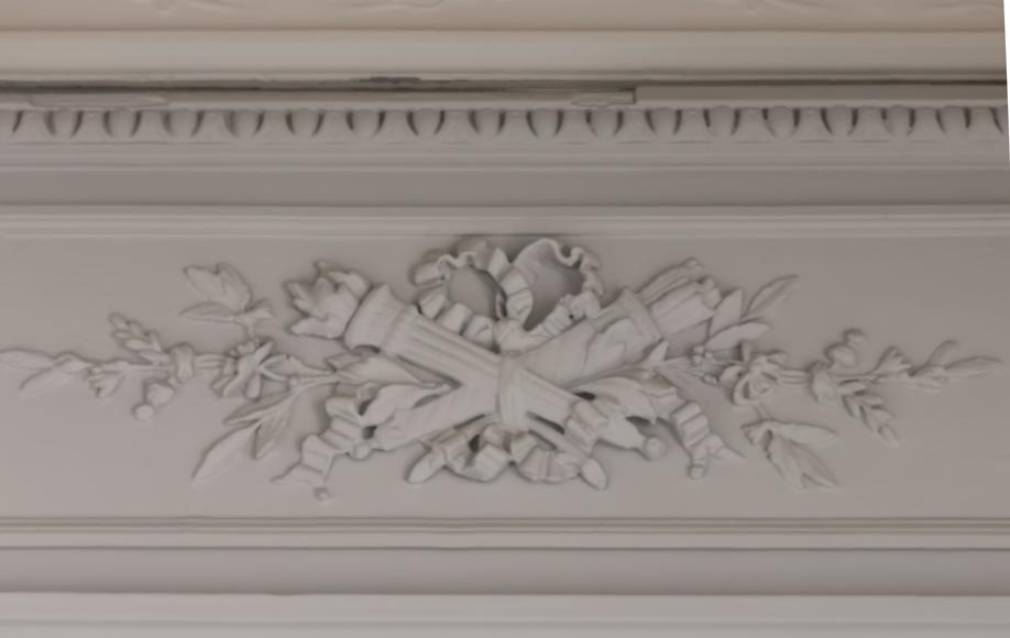 Trumeau in stucco and painted wood-1