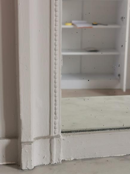 Trumeau in stucco and painted wood-5