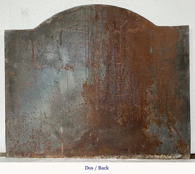 Fireback Adorned with an Egyptian-Inspired Low-Relief, 20th Century-6