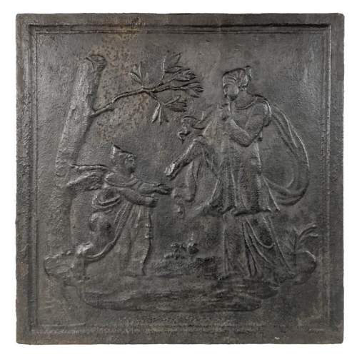 Fireback with mythological scene