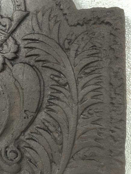 Fireback with the French Coat of Arms-4