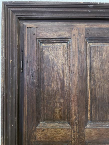 Small oak cupboard door with frame-3