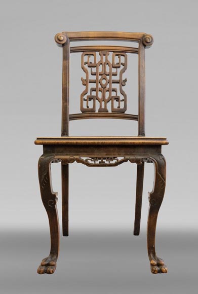 Gabriel VIARDOT (1830-1909), Japanese-style bedroom furniture set-1