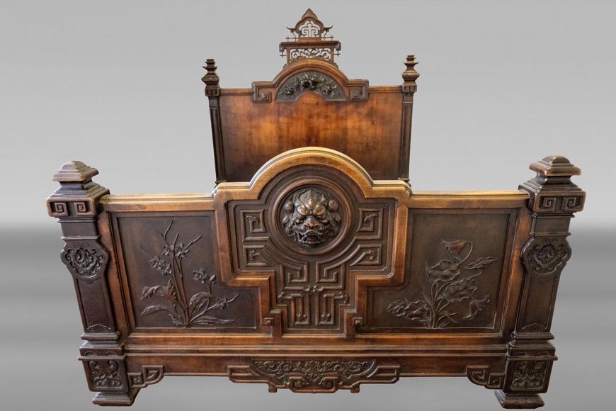 Gabriel VIARDOT (1830-1909), Japanese-style bedroom furniture set-4