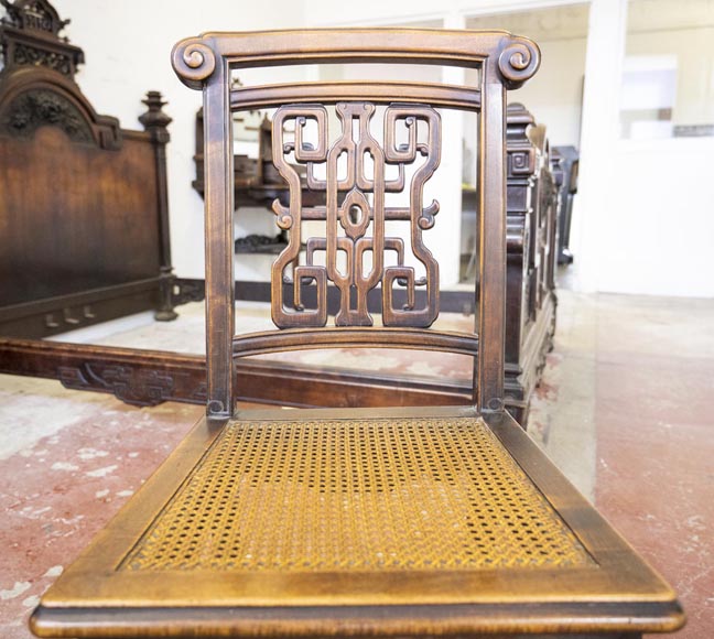 Gabriel VIARDOT (1830-1909), Japanese-style bedroom furniture set-8