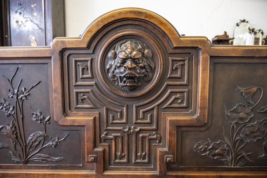 Gabriel VIARDOT (1830-1909), Japanese-style bedroom furniture set-13