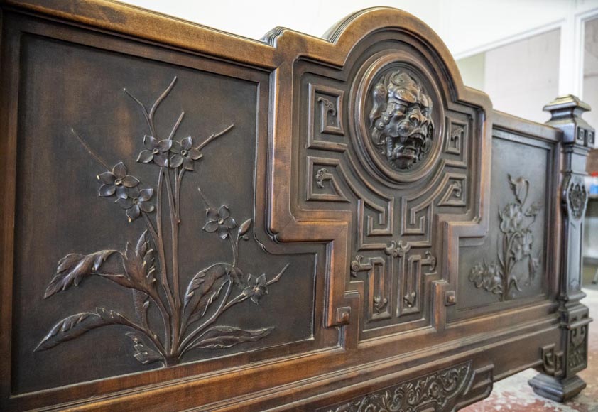 Gabriel VIARDOT (1830-1909), Japanese-style bedroom furniture set-14