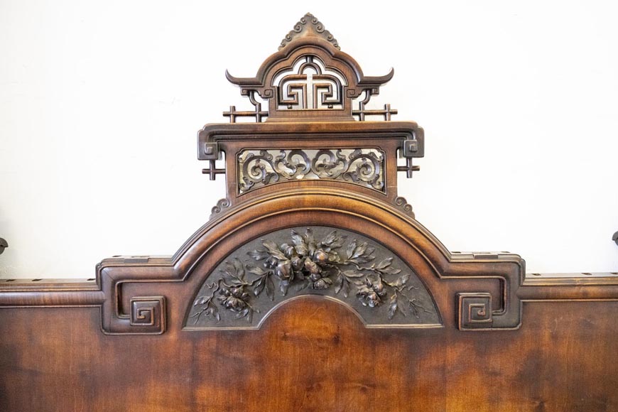 Gabriel VIARDOT (1830-1909), Japanese-style bedroom furniture set-16