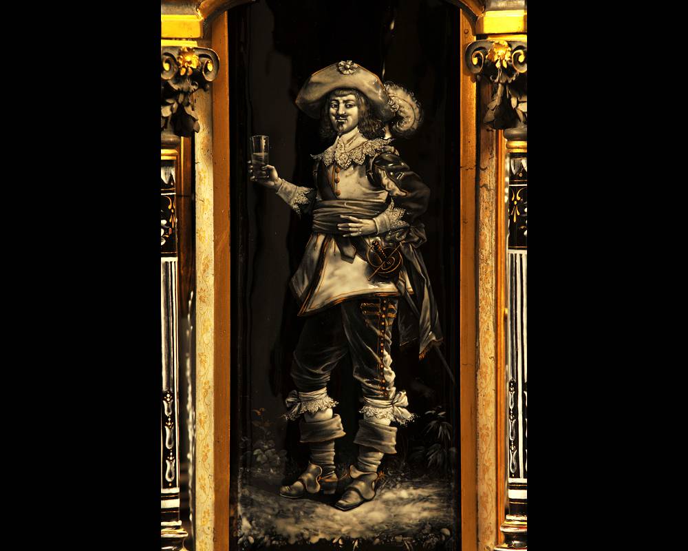 Paul SOYER, Bronze, Gilded Bronze and Enameled Clock, circa 1860-4