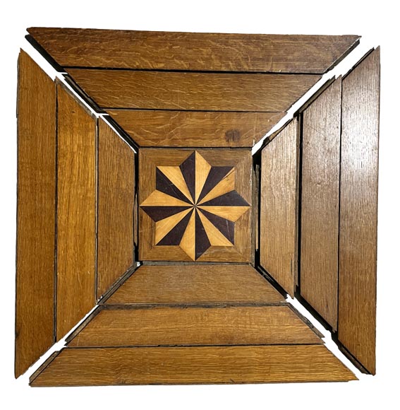 Lots of 105 m² in herringbone pattern, large sawtooth frieze and star motifs Lots of 105 m² in herringbone pattern, large sawtooth frieze and star motifs-5