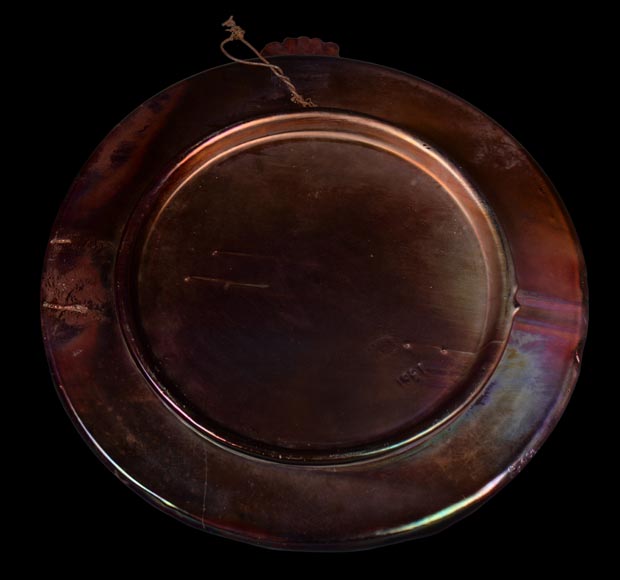 JÉRÔME MASSIER – Iridescent dish, L’Aurore-6