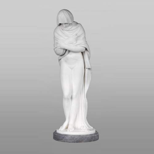 FRANCESCO LAZZARINI (1748-1808) – Winter, also known as The Chilly One, after Jean-Antoine Houdon