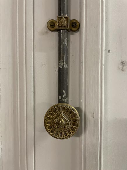 Pair of large, richly decorated Napoleon III-style double doors-17