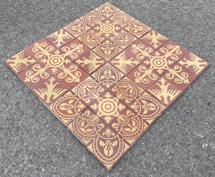 19 m² cement tile floor-2