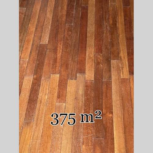 Lot of 351 m² of Merbau parquet flooring