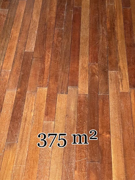 Lot of 351 m² of Merbau parquet flooring Lot of 351 m² of Merbau parquet flooring-0