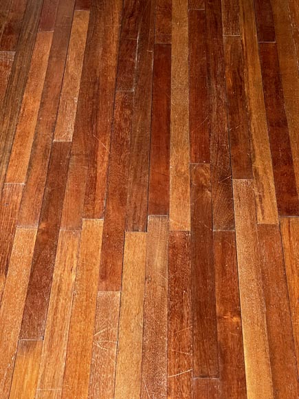 Lot of 351 m² of Merbau parquet flooring Lot of 351 m² of Merbau parquet flooring-1